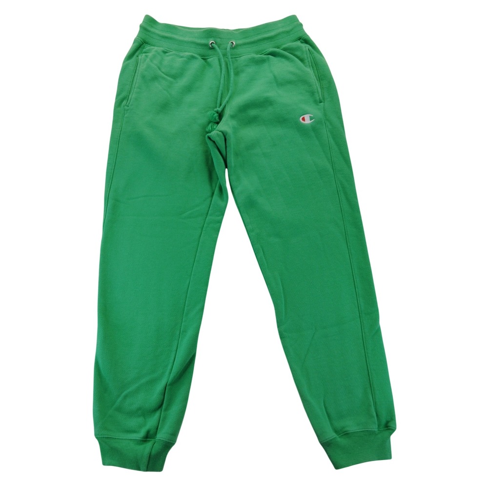 Champion Reverse Weave Joggers Mens Medium Green Excellent Fleece Sweatpants